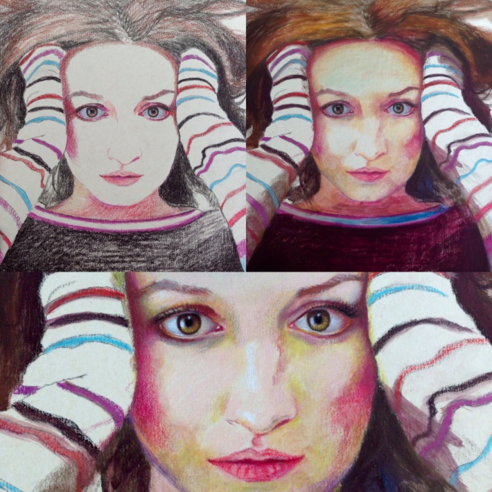 colored pencil drawing