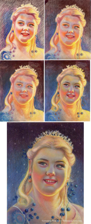 Two solvent-free colored pencil blending techniques – Veronica Winters  Painting