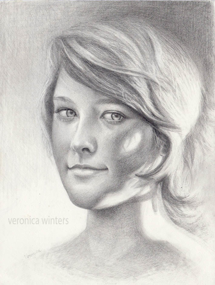 pencil portrait drawing