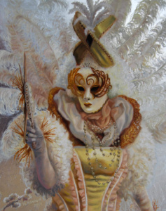 mirror, masquerade in Venice