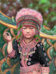 thai-tribal-girl-sm-veronica-winters-colored-pencil
