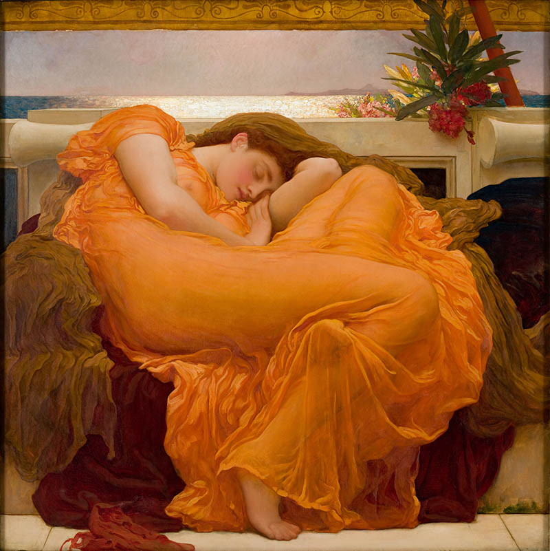 Flaming June, Frederic_Lord_Leighton_(1830-1896) 