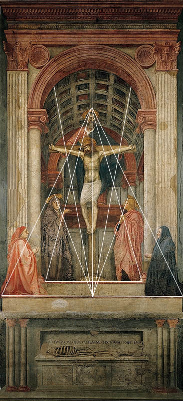 Masaccio_ the holy trinity perspective
