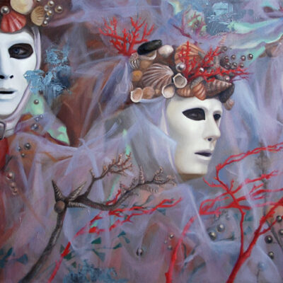 Creatures of the Sea, oil painting