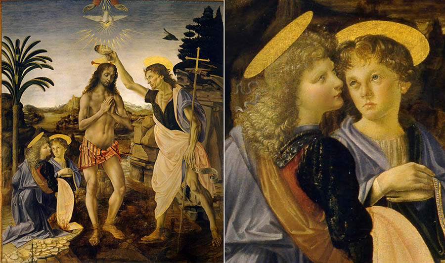 Verrocchio,_Leonardo_da_Vinci_-_Battesimo_di_Cristo sm