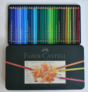 how to draw in colored pencil using faber-castell polychromos colored pencils