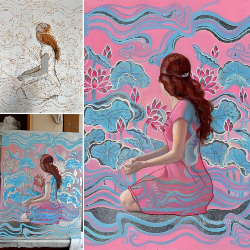 contemporary paintings of women