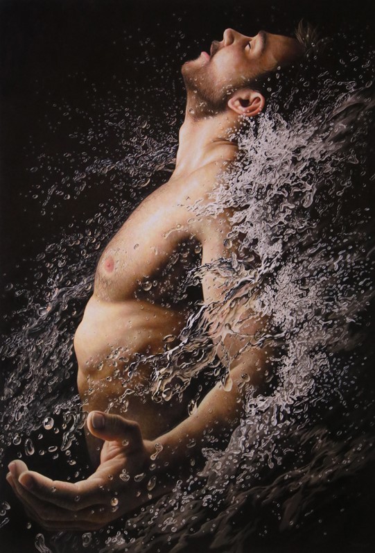 jesse lane hyperrealistic colored pencil drawings