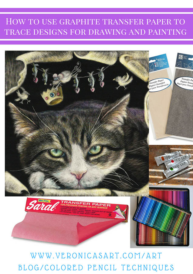 ow to use graphite transfer paper for drawing and painting