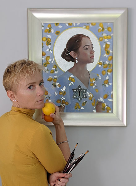 veronica winters with art