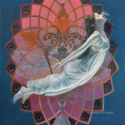 flight, romantic paintings of women and visionary art gallery