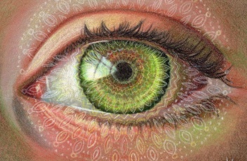 How to draw an eye in colored pencil charged with emotion by veronica winters