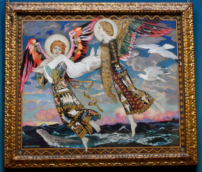 John Duncan 1866-1945 scottish_st.bride 1913 paintings of angels