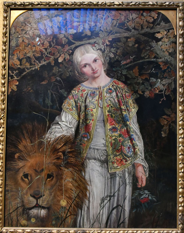 William Bell Scott Una and the Lion_national scottish gallery