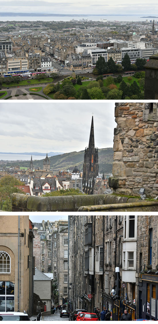 views of Edinburgh
