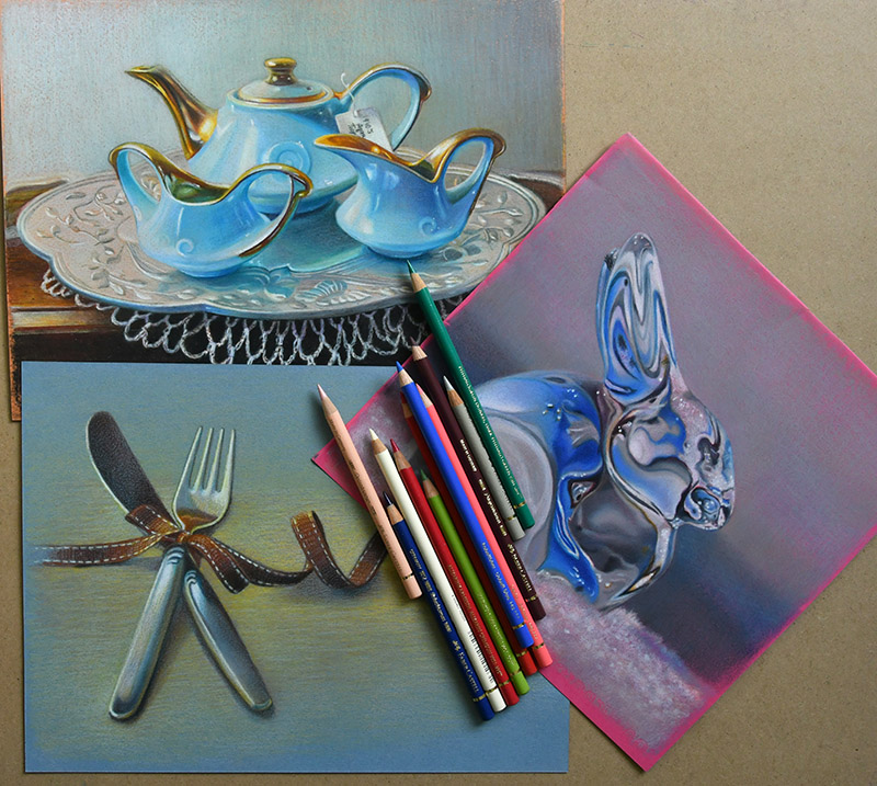 veronica winters colored pencil art-polychromos review 