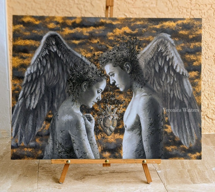 Celestial Love painting - Image 2