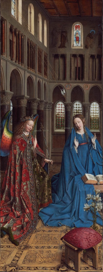 Jan_van_Eyck-The_Annunciation_paintings of angels