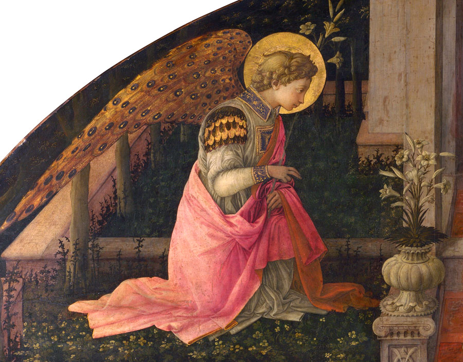 Fra Filippo Lippi painting of angel