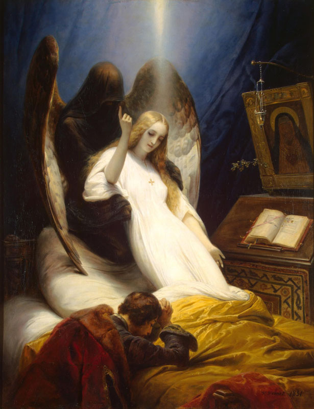 Vernet, Horace. angel of death, 1789-1863_hermitage
