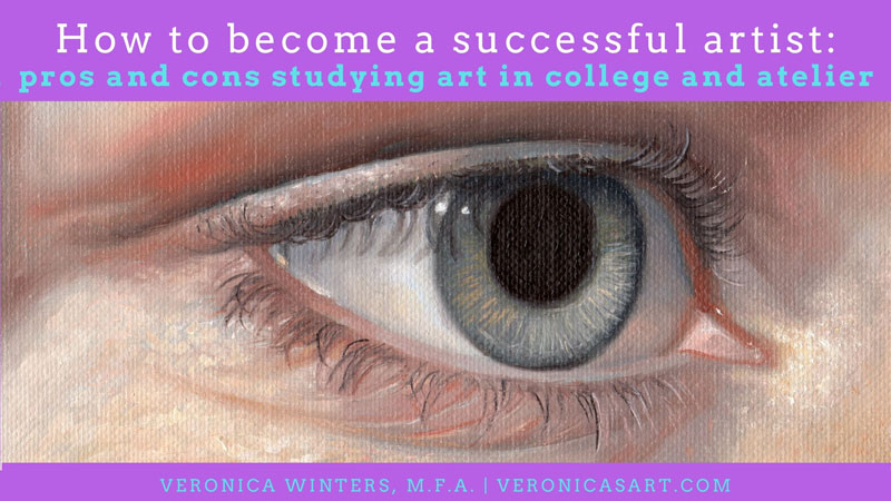 How to become a successful artist pros and cons studying art in college and atelier