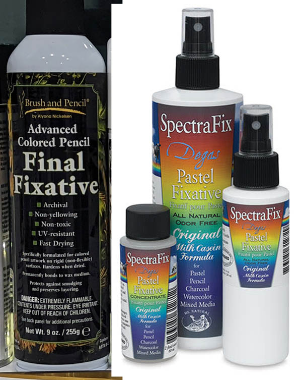 Fixative and varnish spray uses  Increase your artwork life and