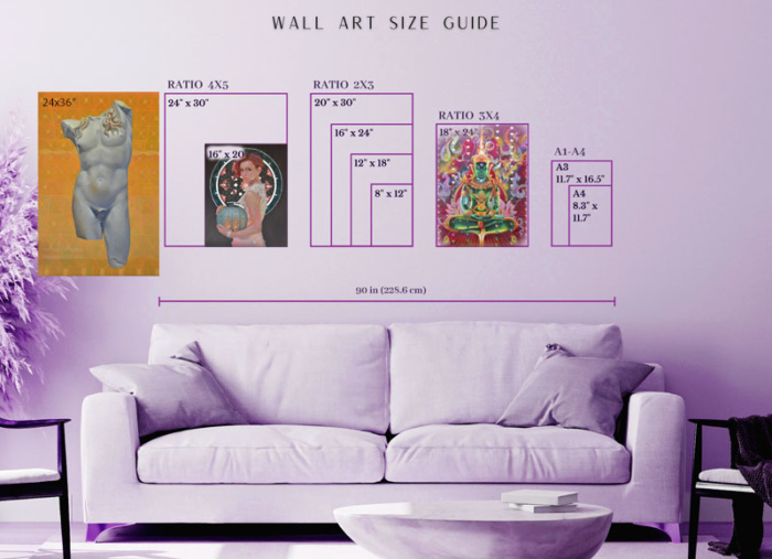 wall art sizes veronica winters painting