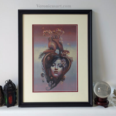 how to frame art on paper
