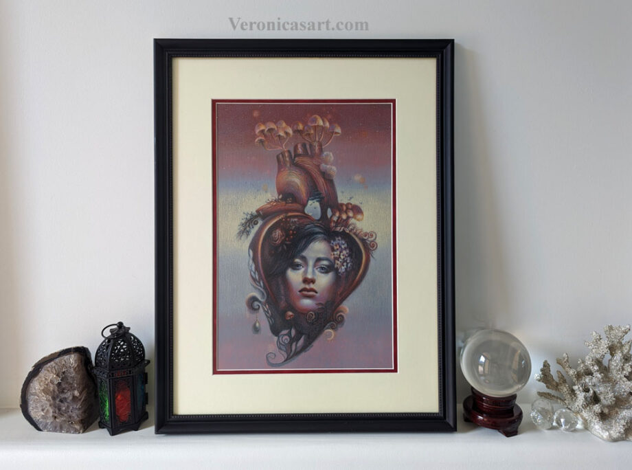 how to frame art on paper