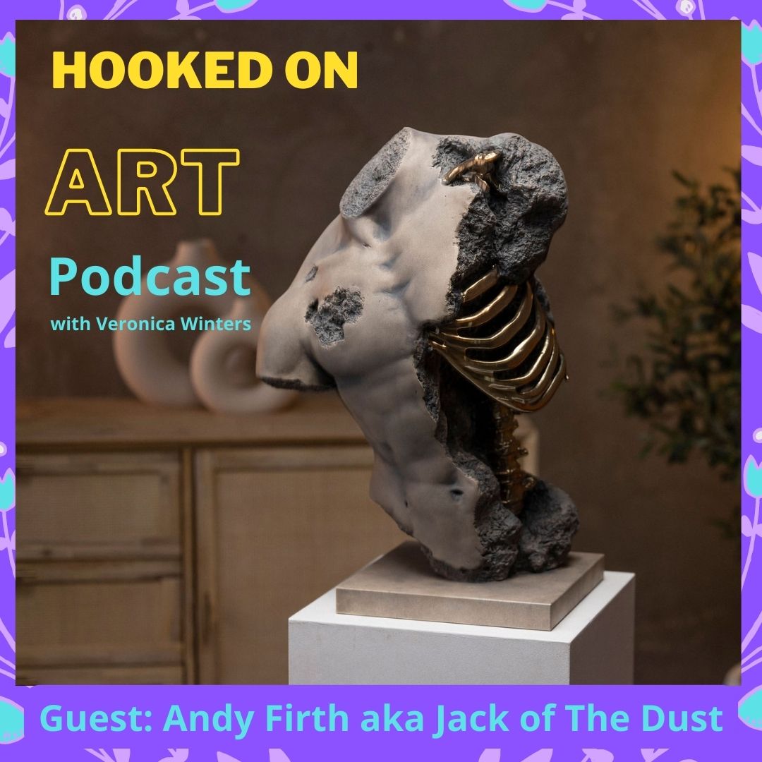 Jack of the Dust mask skulls-hooked on art podcast interview of Andy Firth