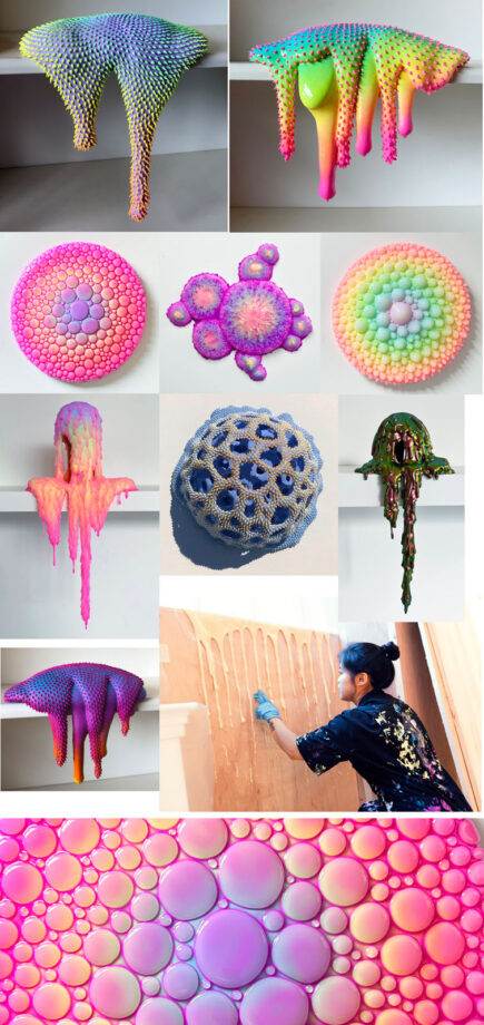 psychedelic resin art sculptures by dan lam- hooked on art interview 2023
