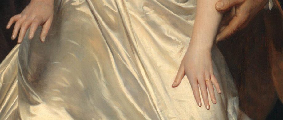 Paul Delaroche-the execution closeup of hands