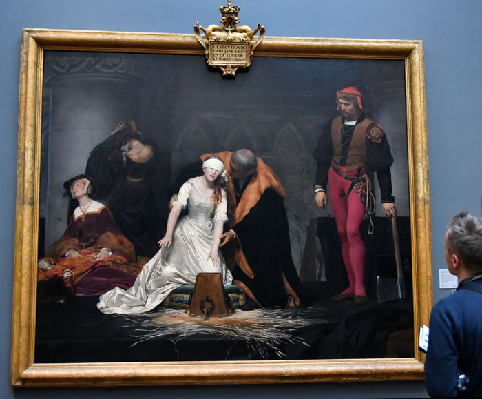 Paul Delaroche-the execution of lady jane grey-national gallery London