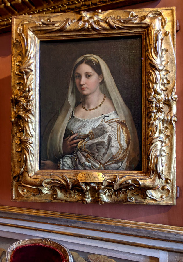 Raphael-woman with a veil-Pitti Palace-Florence