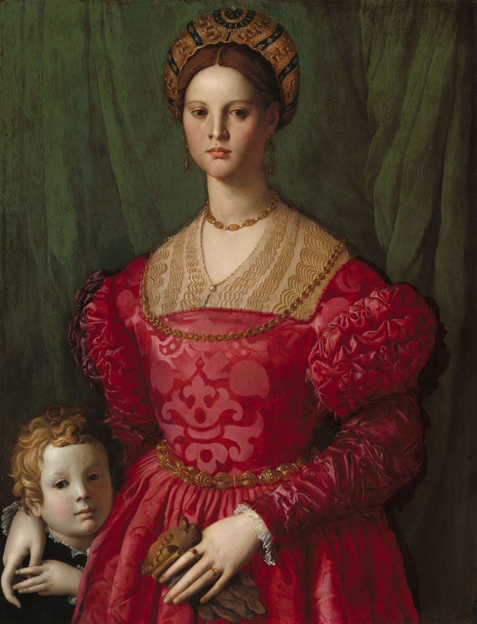 a young woman and her little boy-bronzino-1540-national gallery of art-washington dc