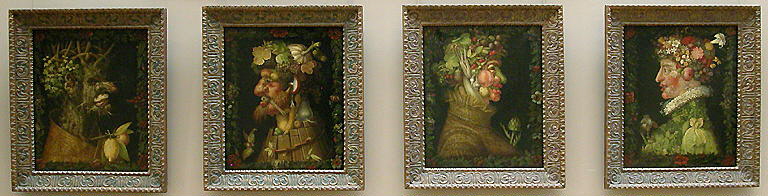 Arcimboldo, 4 seasons at the Louvre