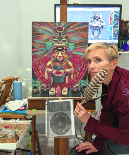 Sacrifice, oil painting - Image 4