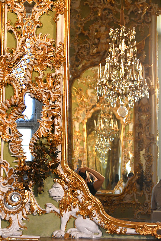 Regal Reverie  An Alexander McQueen Blue & Gold Baroque