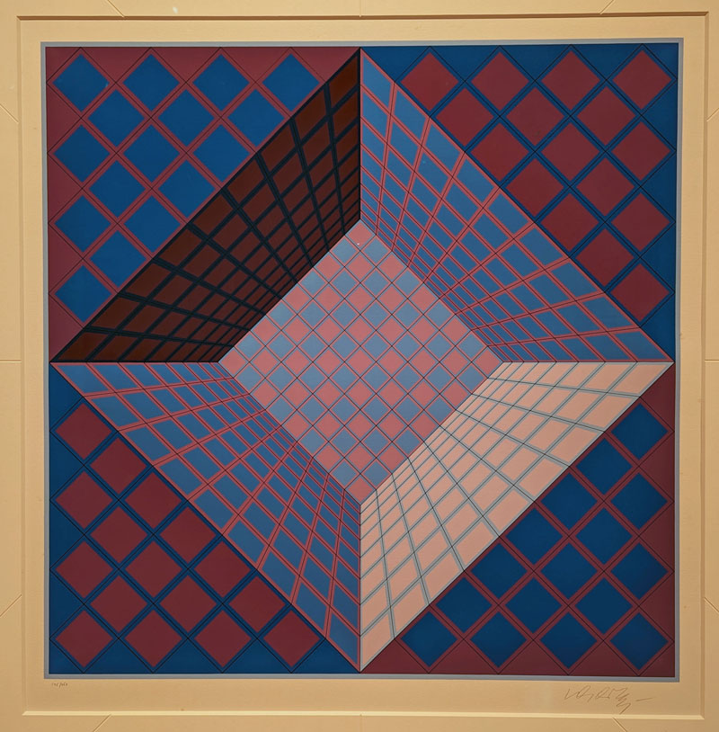 Victor Vasarely, Op Art, The Absolute Eye exhibition, Naples, FL 2024