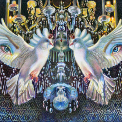 Freedom-psychedelic art-Veronica Winters artist