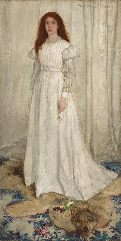James McNeill Whistler -symphony in white, no1 the_white girl-Smithsonian-blog what is color white