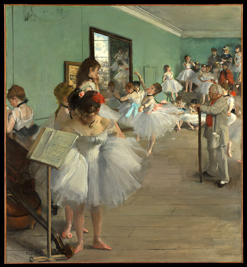 The Dance Class-Degas-met