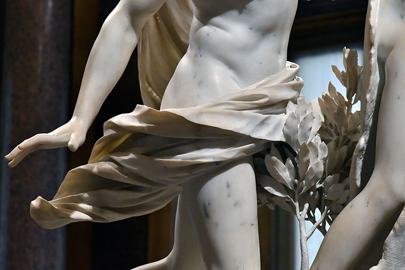 Bernini, Apollo and Daphne-details 1625