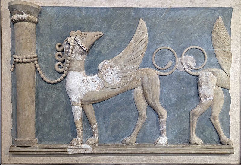 Griffin figure in Knossos-Crete-veronica winters blog
