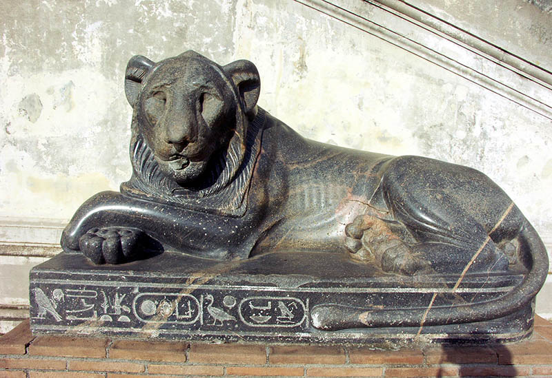 Vatican Egyptian statue of lion-veronica winters blog