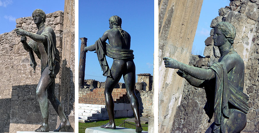 Apollo the archer in Pompeii