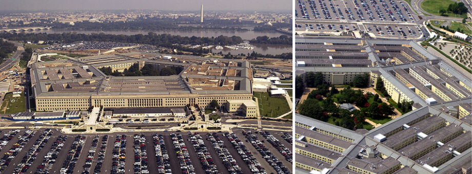 Pentagon shape in architecture