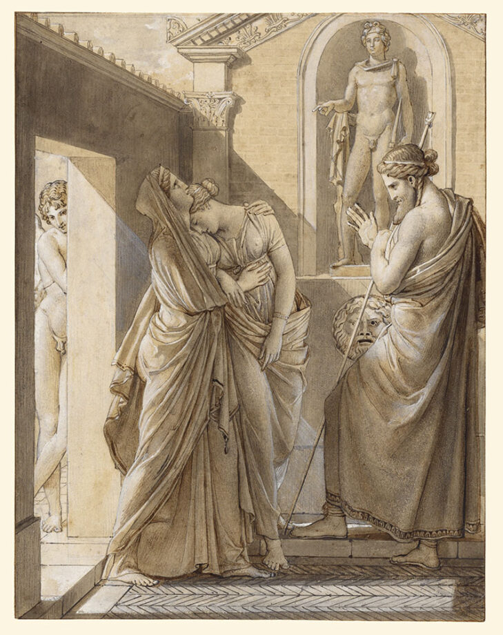 The Father of Psyche Consulting the Oracle of Apollo-Baron Gerard-1796-JPGetty Museum, Delphi history