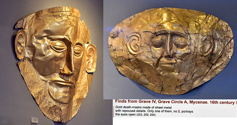 Agagemnon gold mask history