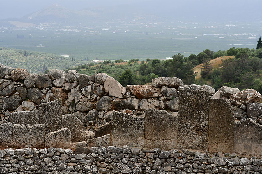 Mycenae-stones, cyclopean walls